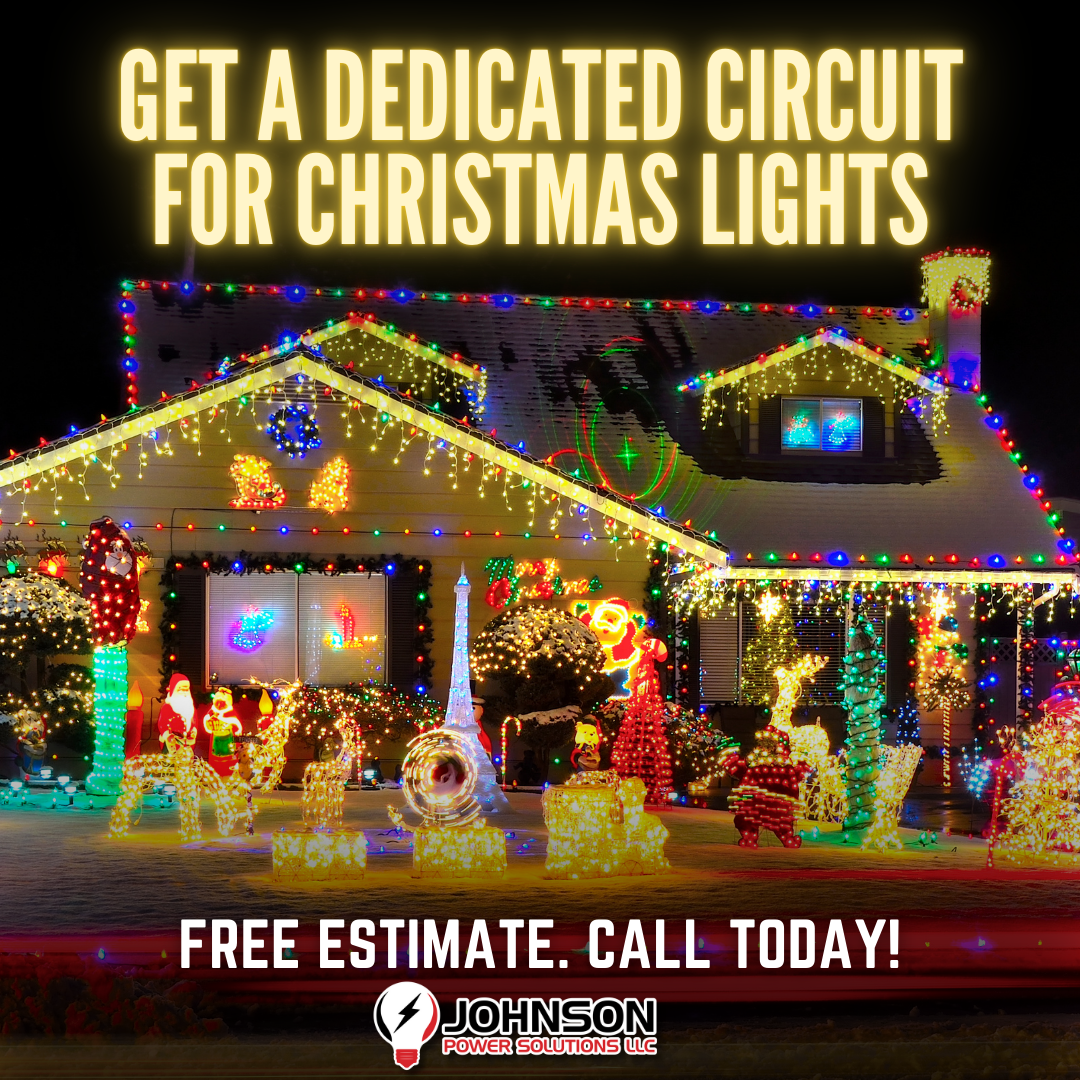 Are Christmas Lights Tripping The Breaker? Get A Dedicated Circuit.